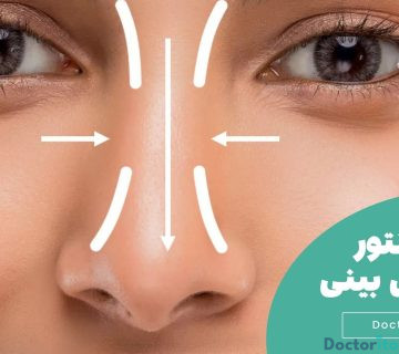 خط کانتور در عمل بینی